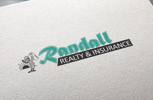 Randall Realty and Insurance Logo on a Plain Paper